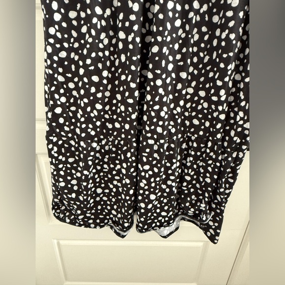 ASOS Street Collective Curve Jersey Long Sleeve Smock Pephem Midi Dress - Picture 11 of 14